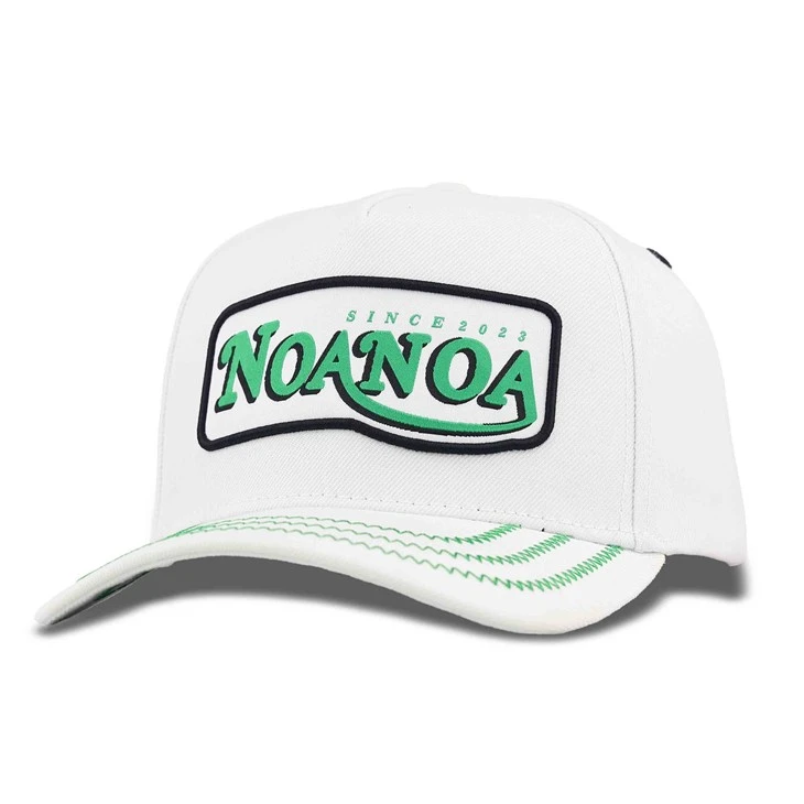 Newly Released Woven Label Patch White Baseball Cap