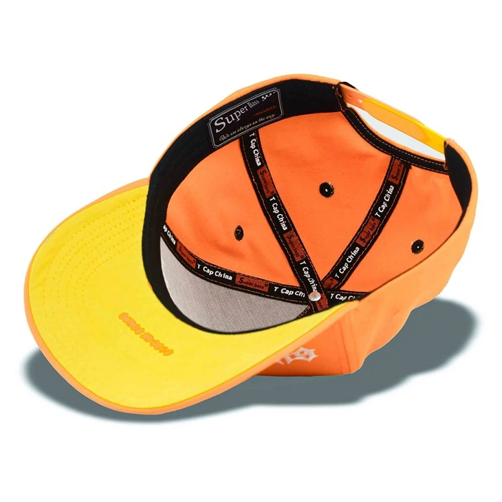 Orange Lace Pattern Moon Baseball Cap